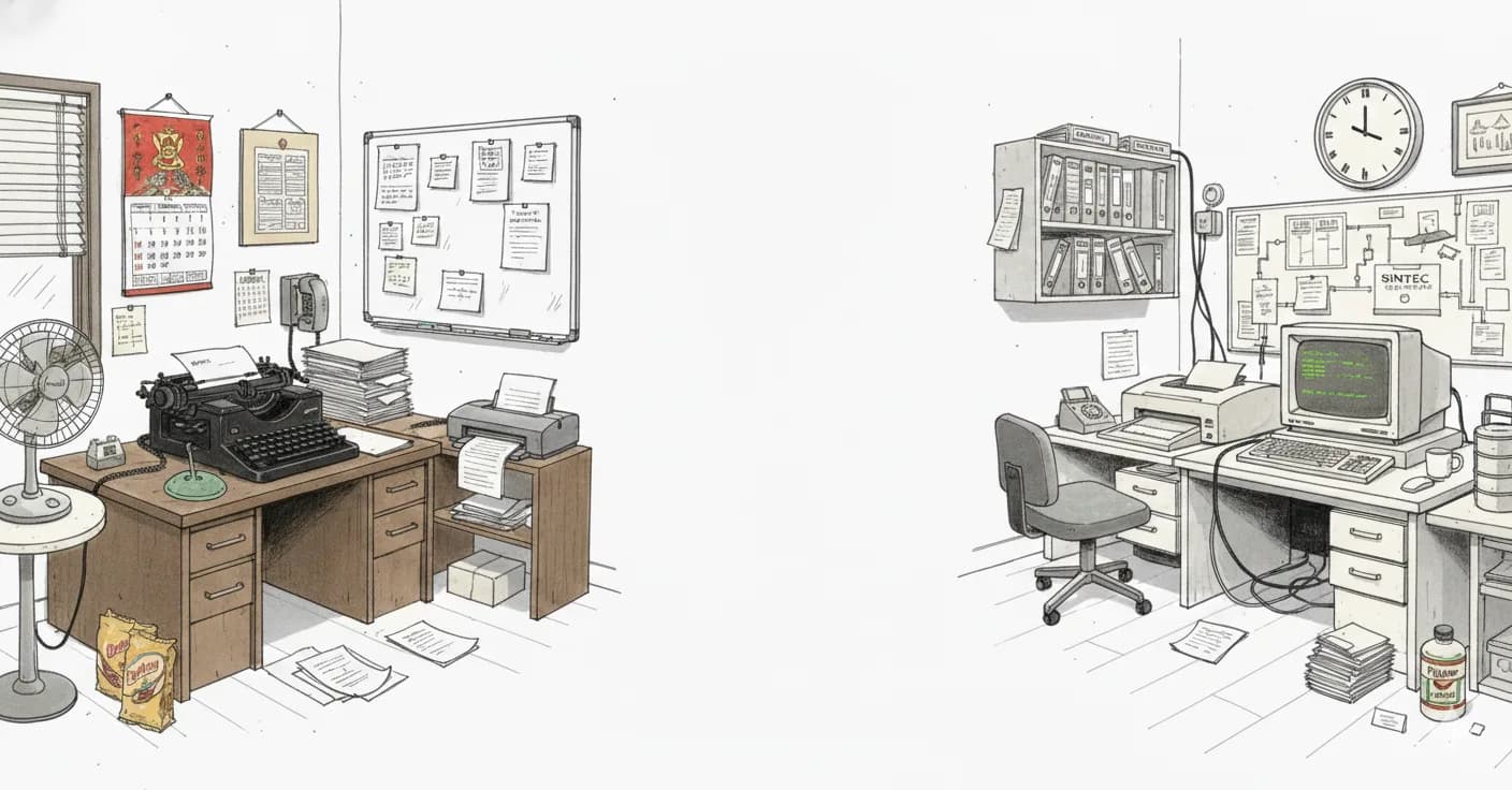 Office scene background
