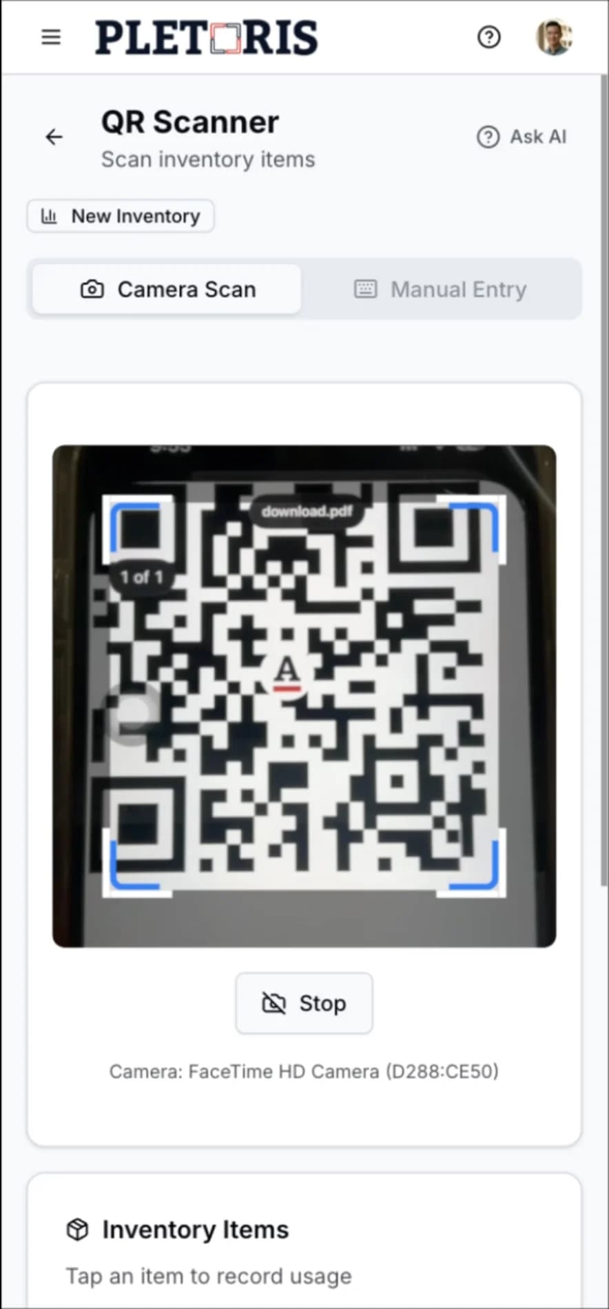 QR Scanning — QR Scanner